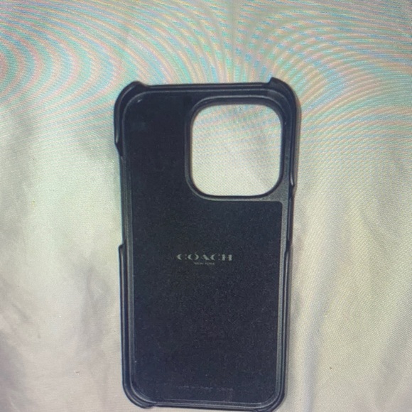 Coach Black Case with Green Dinosaur Design - Picture 2 of 2